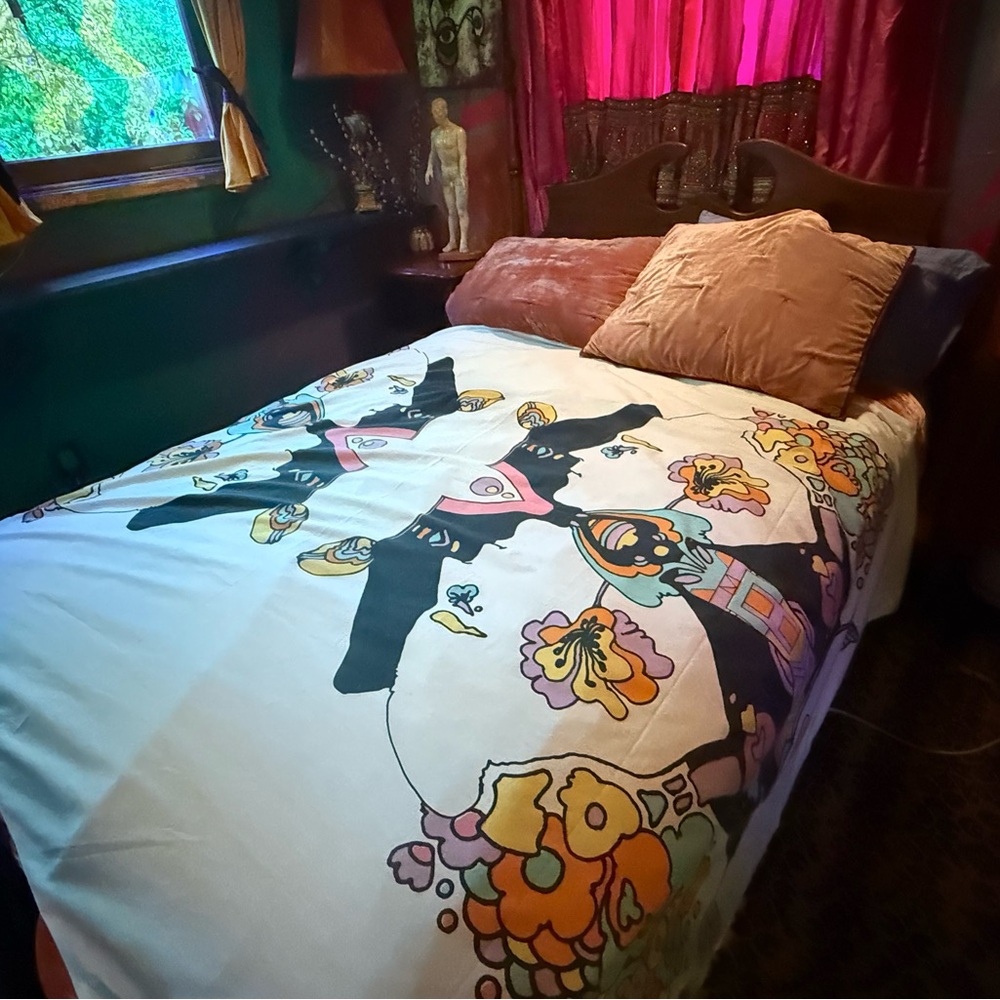 Vintage Peter Max bedspread/sheet